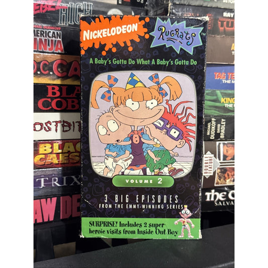 Rugrats Vol. 2 : A Baby's Gotta Do What A Baby's Gotta Do - VHS Used