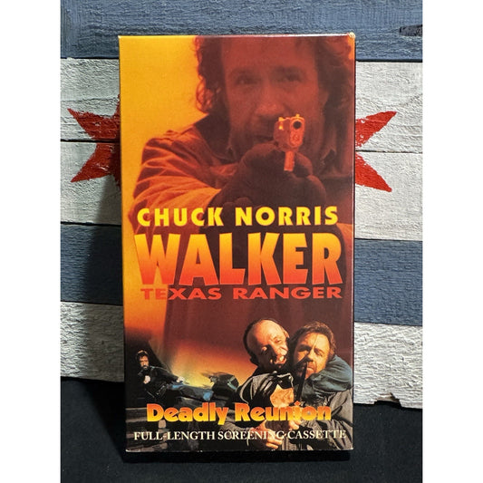 Walker Texas Ranger Deadly Reunion Promo Screener - VHS Used