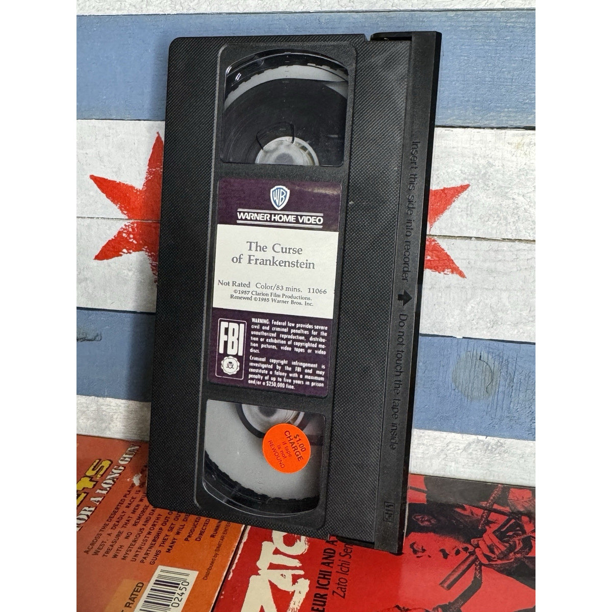 The Curse of Frankenstein - VHS Used