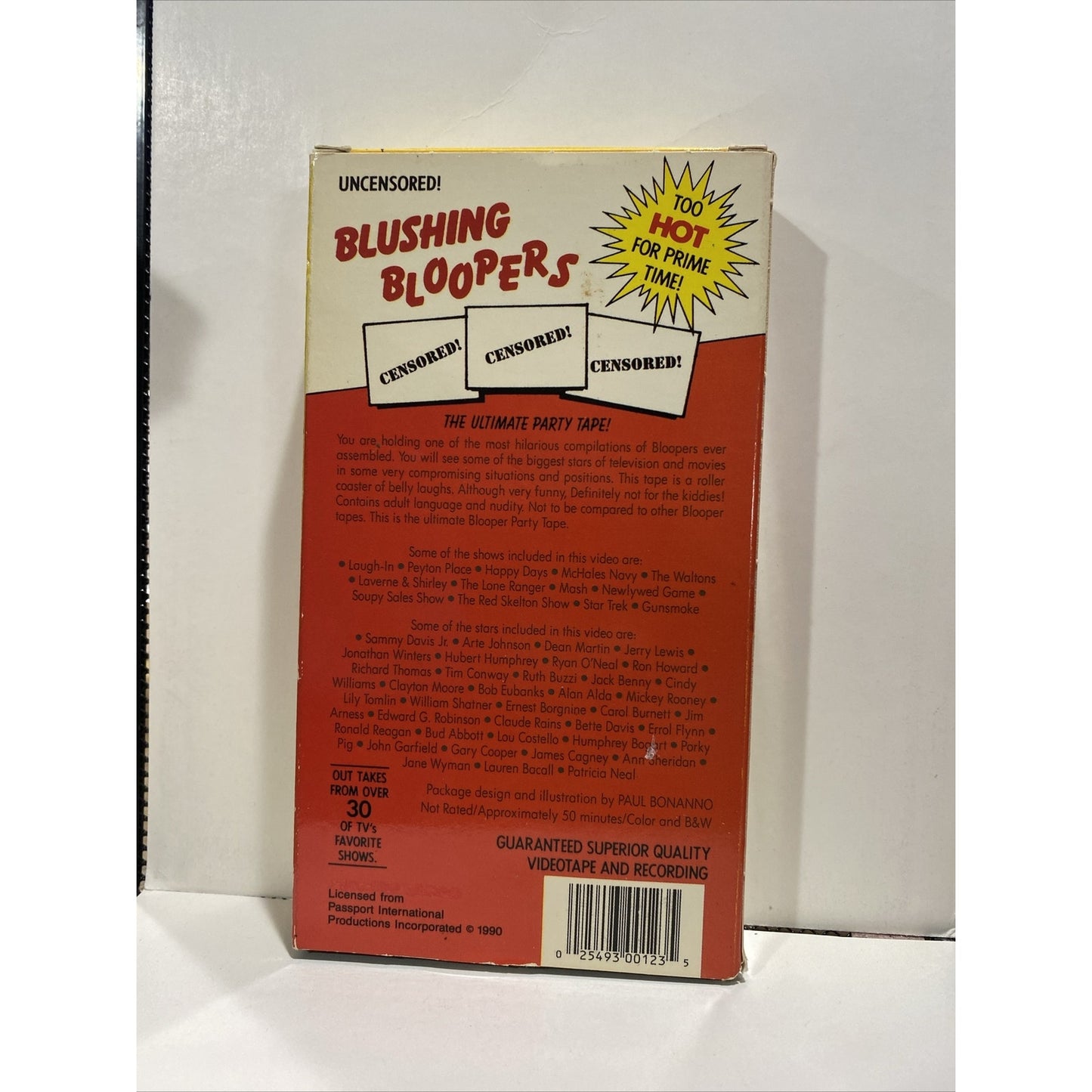 Blushing Bloopers Uncensored - VHS Used