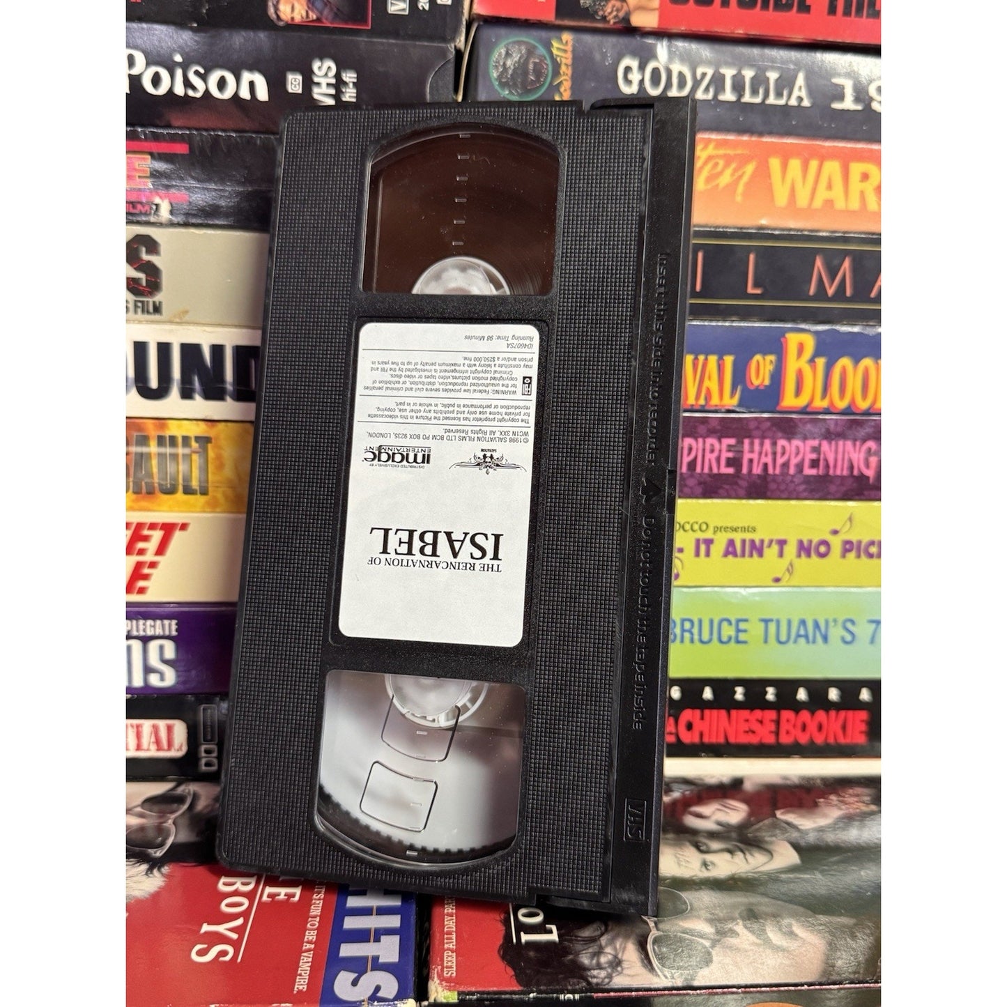 The Reincarnation of Isabel aka Black Magic Rites VHS, 1998 Renato Polselli