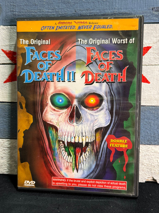 Faces of Death II/The Original Worst of Faces of Death - DVD Used