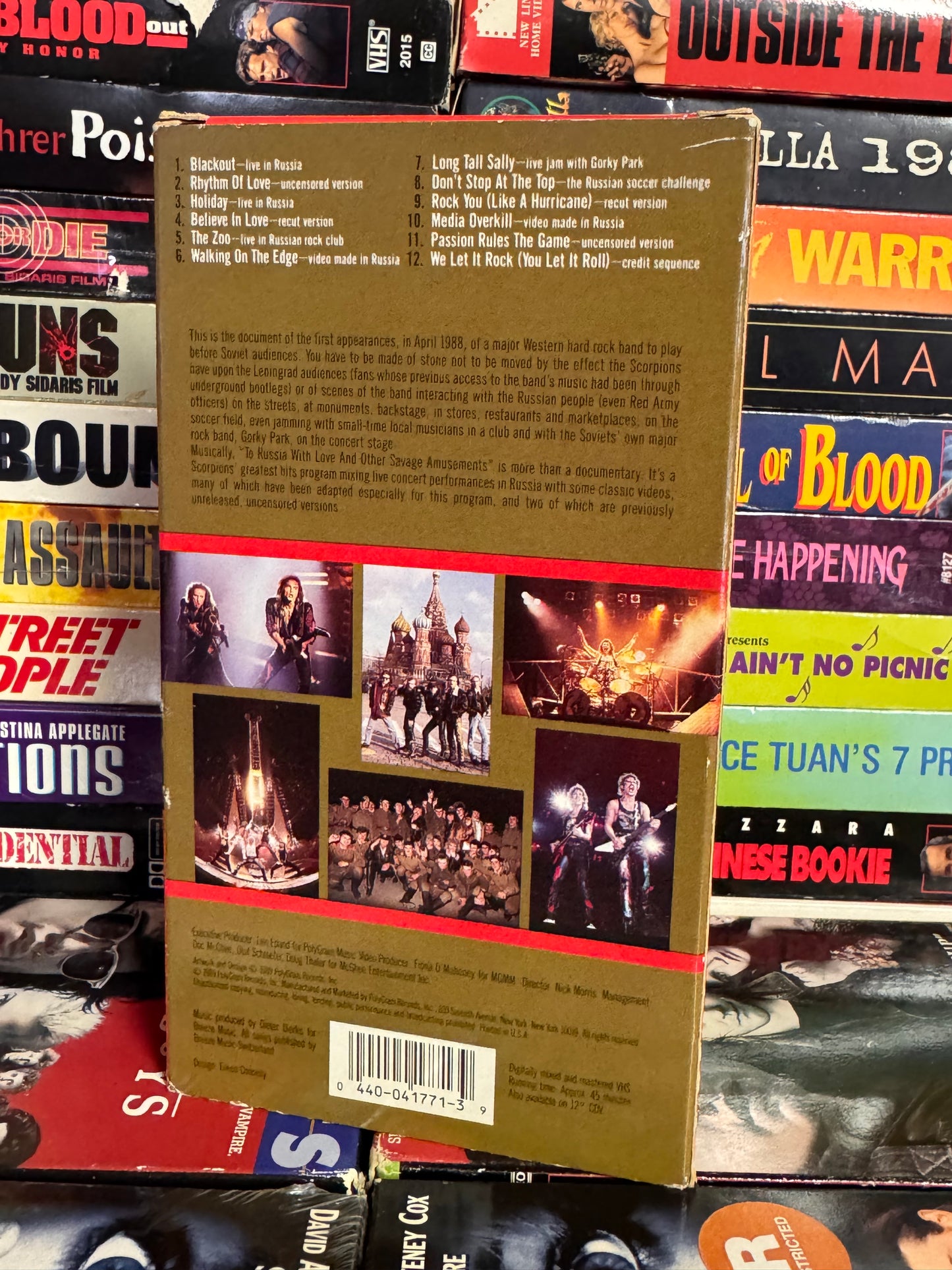 Scorpions : To Russia With Love and Other Savage Amusements - VHS Used