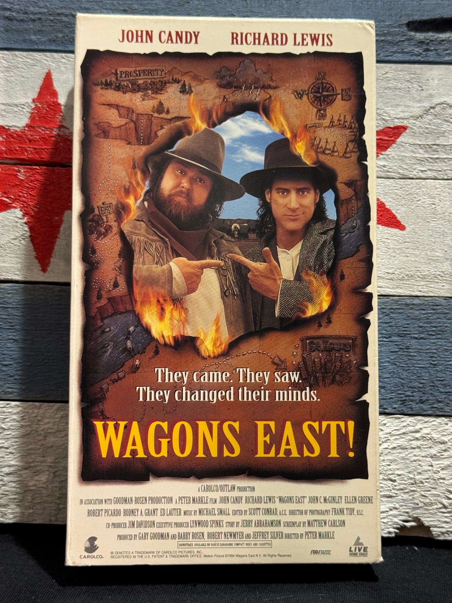 Wagons East - VHS Used
