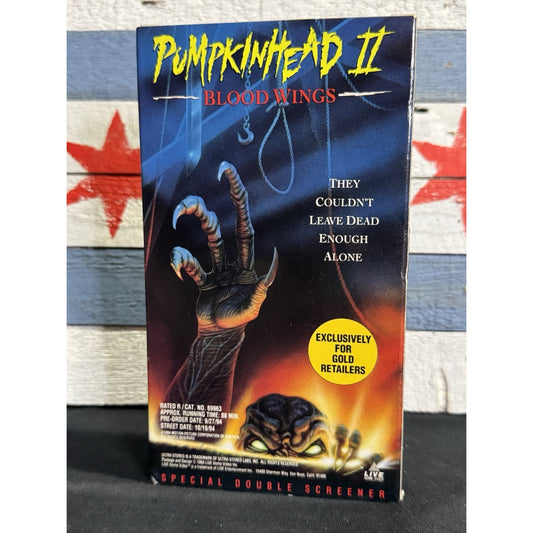 Pumpkinhead 2 & Army Of One Double Promo Screener - VHS Used