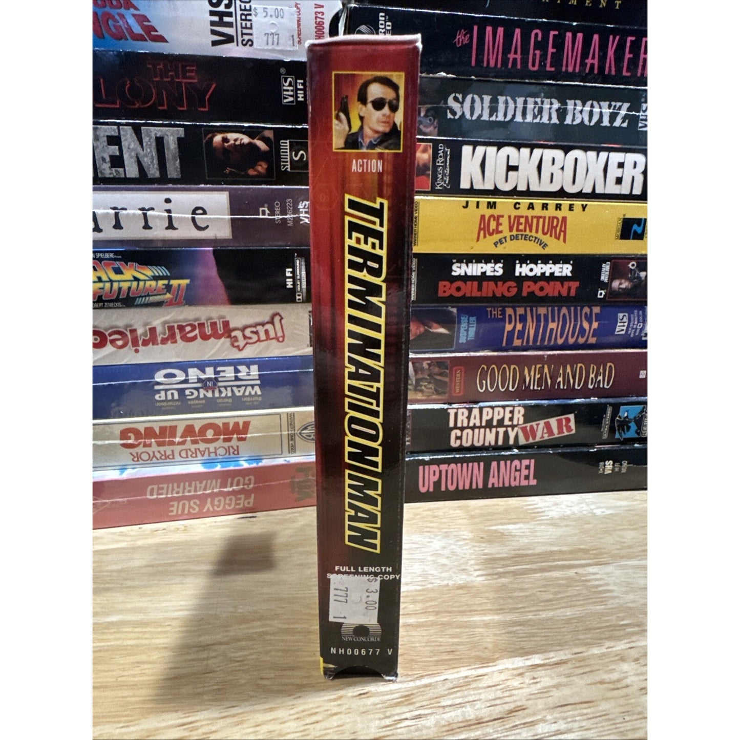 Termination Man Promo Screener - VHS Used
