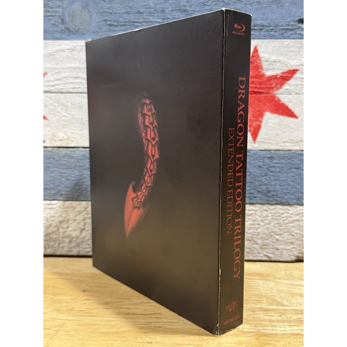 Dragon Tattoo Trilogy Collection Extended Edition Uncut Unrated 4-Disc - Blu-Ray Used