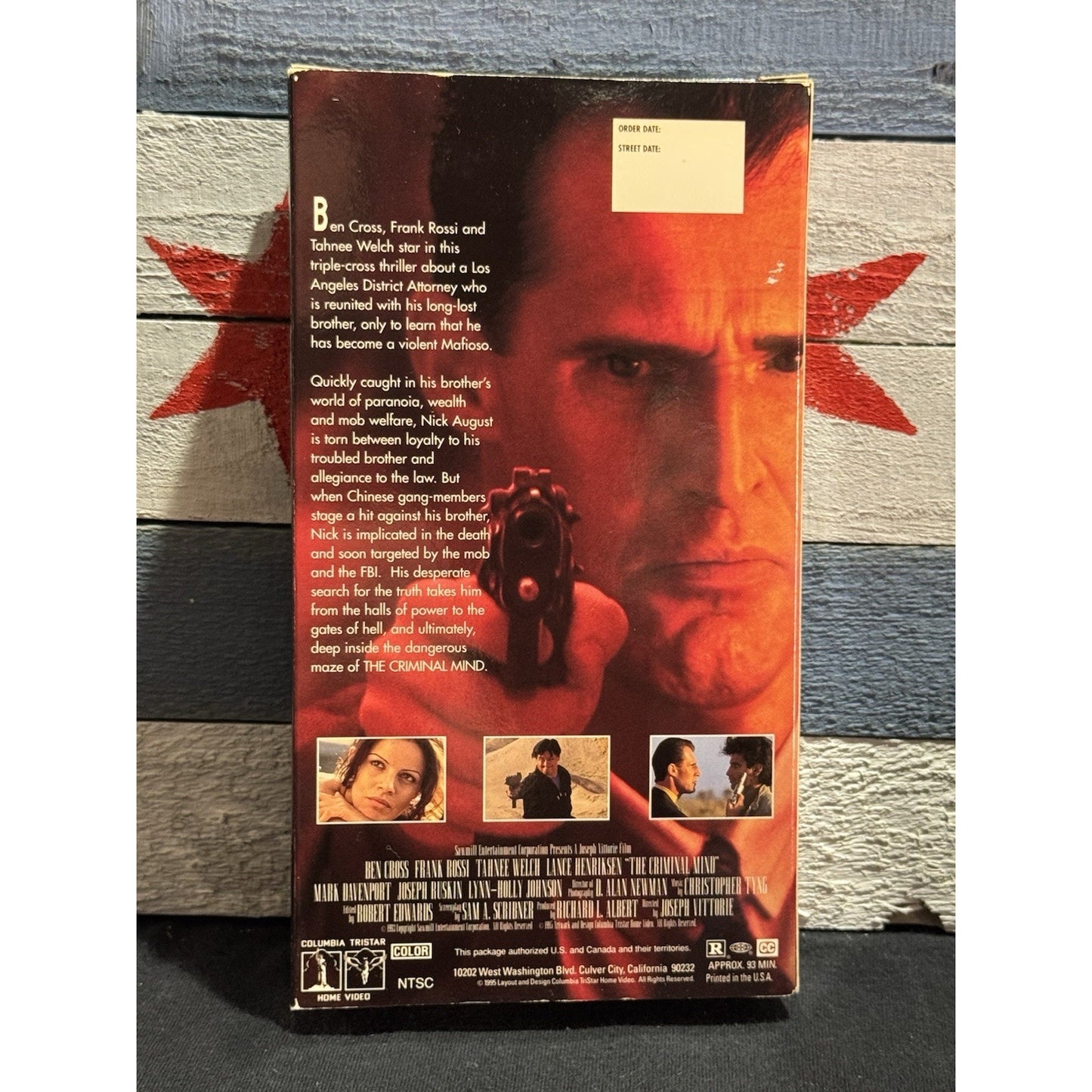 The Criminal Mind Promo Screener - VHS Used
