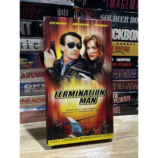 Termination Man Promo Screener - VHS Used