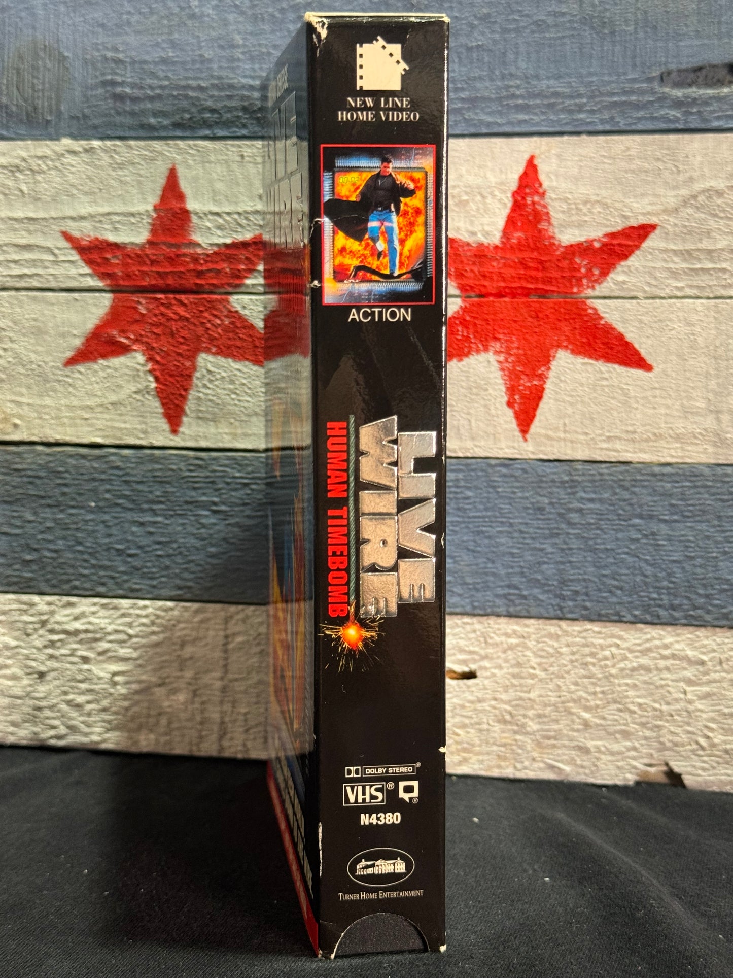 Live Wire: Human Timebomb Promo Screener - VHS Used