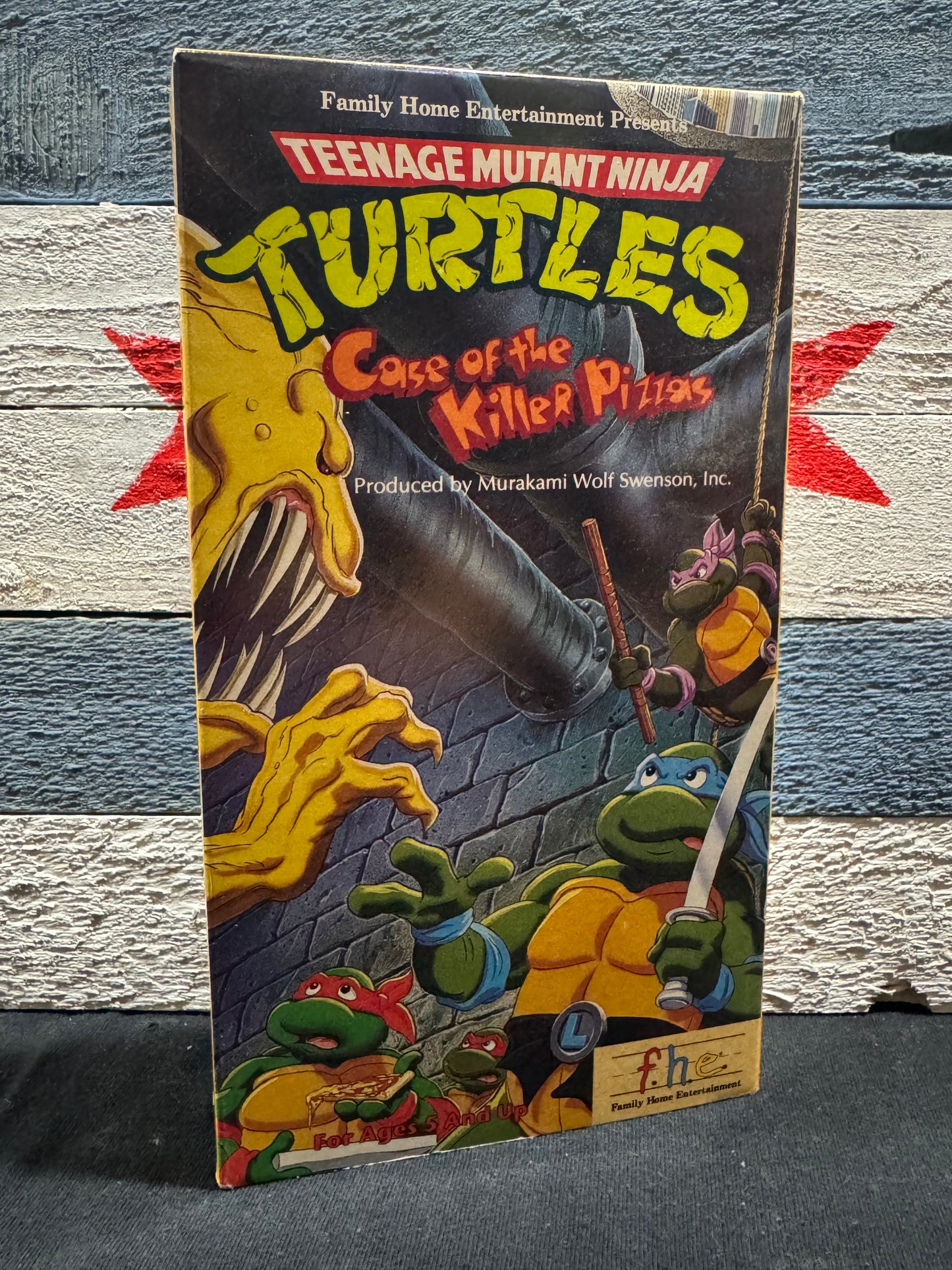 Teenage Mutant Ninja Turtles: Case of the Killer Pizzas - VHS Used