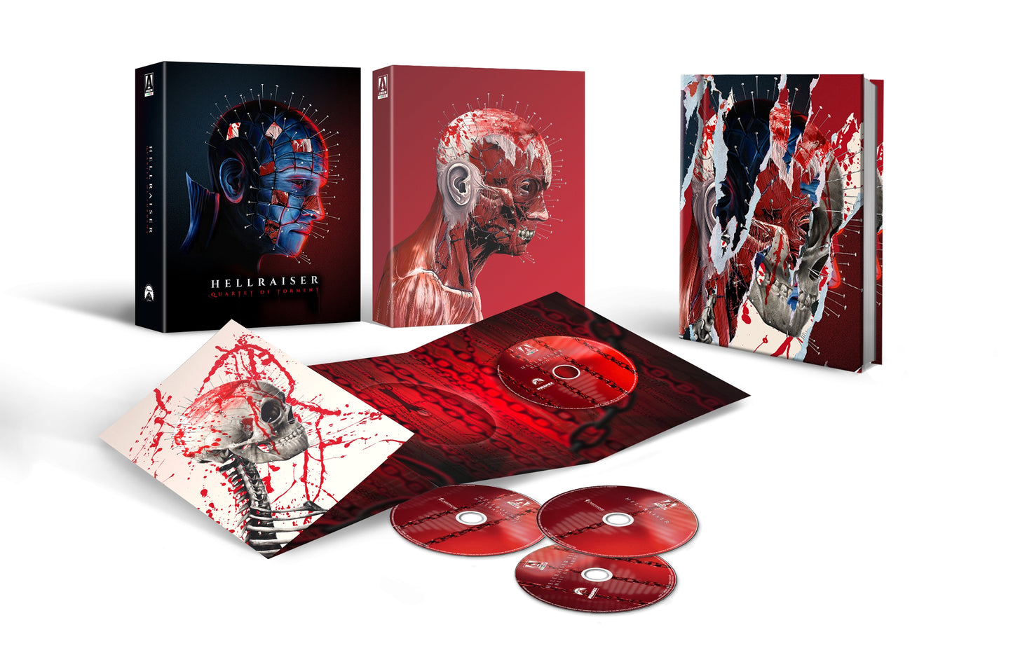 Hellraiser: Quartet Of Torment [Pinhead Slipcase Limited Edition] Blu-Ray