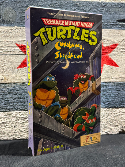 Teenage Mutant Ninja Turtles: Cowabunga, Shredhead - VHS Used