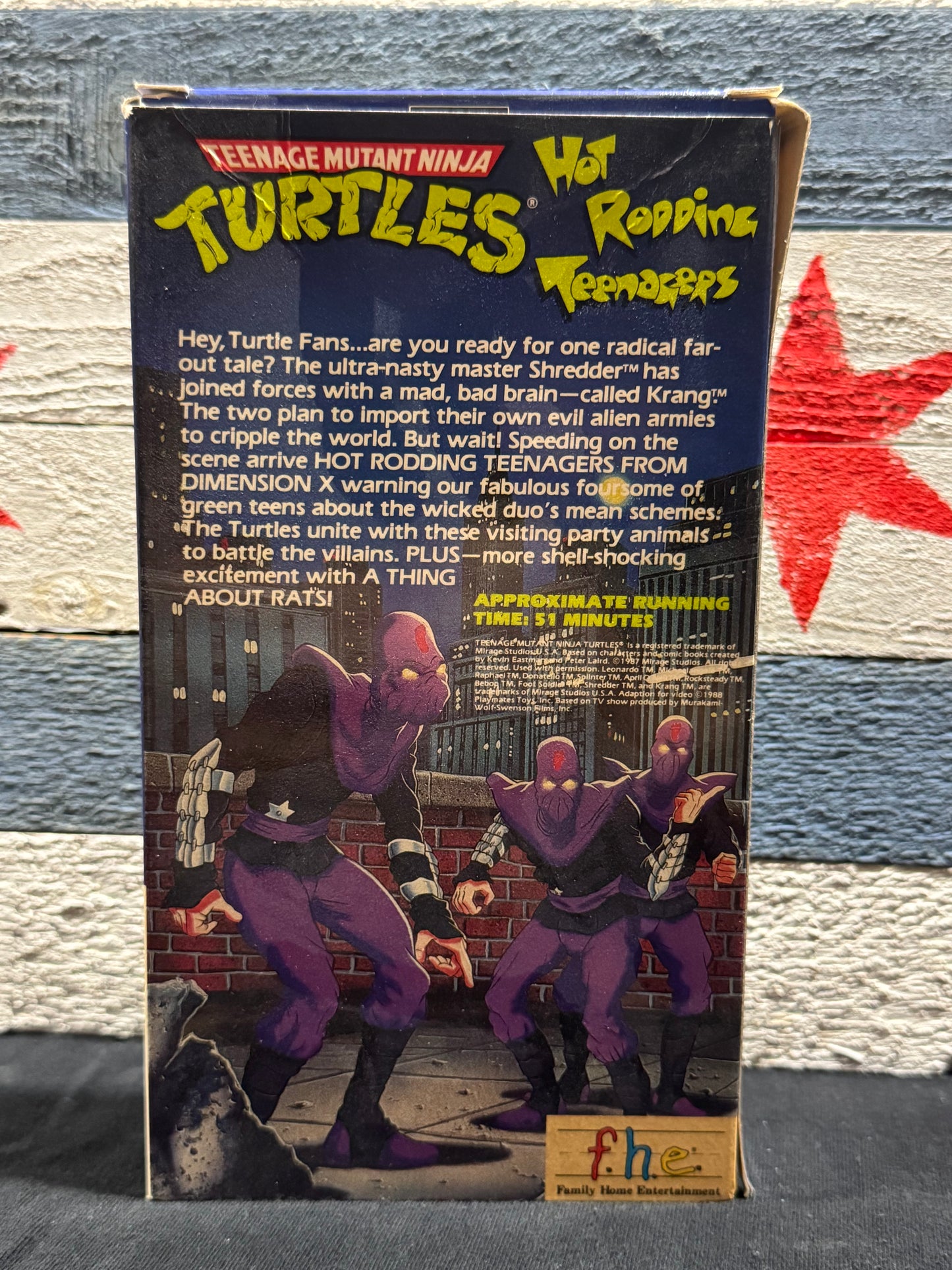 Teenage Mutant Ninja Turtles: Hot Rodding Teenagers - VHS Used