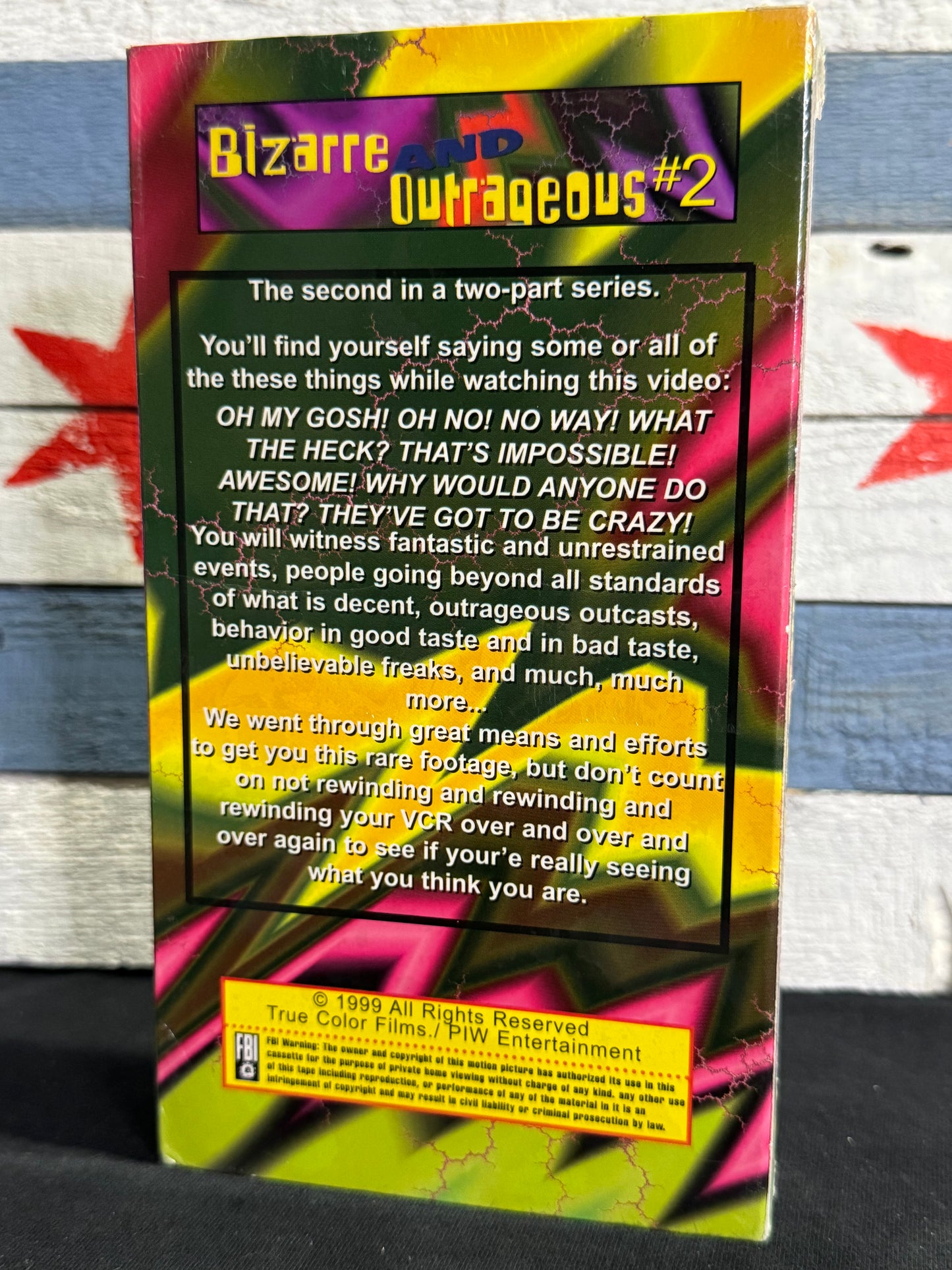 Bizarre & Outrageous #2 - VHS