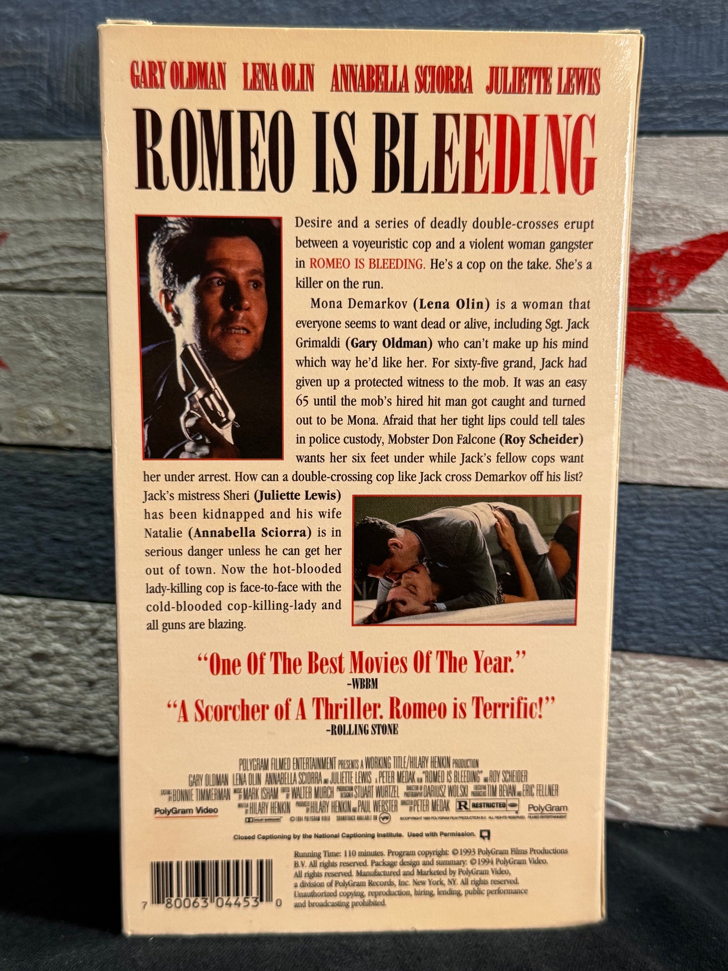 Romeo Is Bleeding - VHS Used