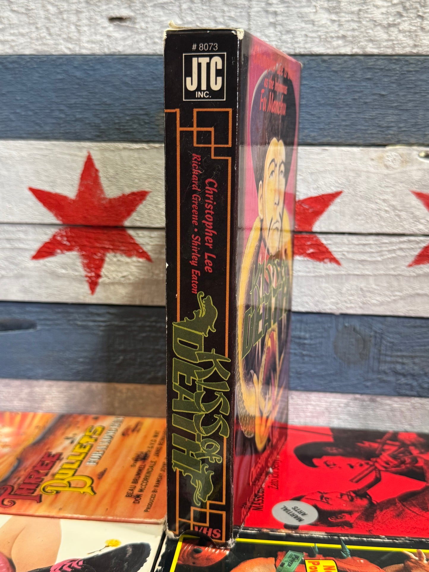 Fu Manchu Kiss of Death (The Blood of Fu Manchu) - VHS Used