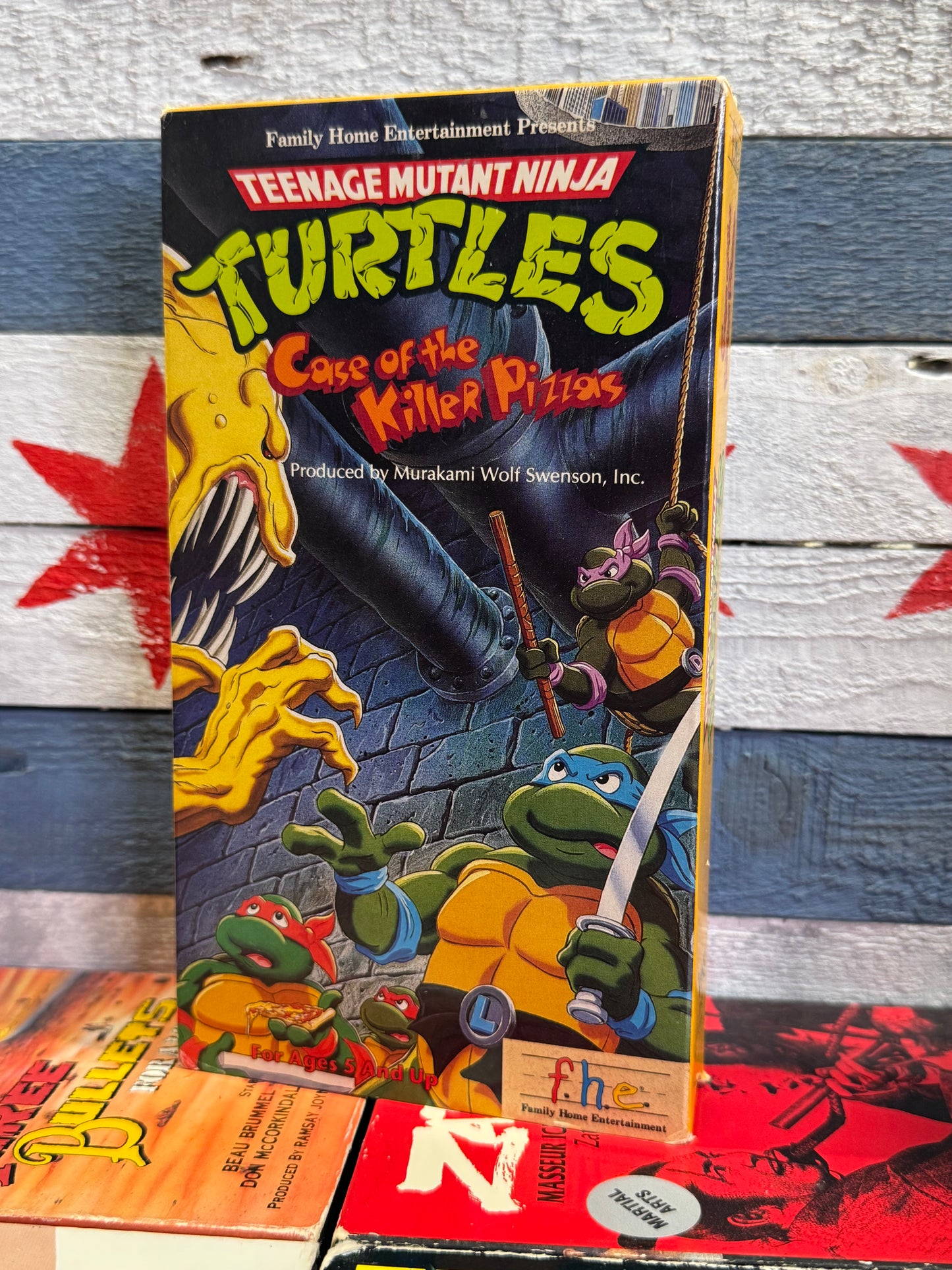 Teenage Mutant Ninja Turtles: Case of the Killer Pizzas - VHS Used
