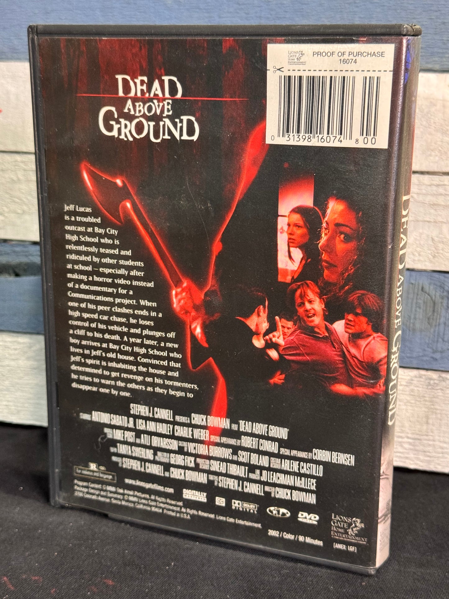 Dead Above Ground - DVD Used