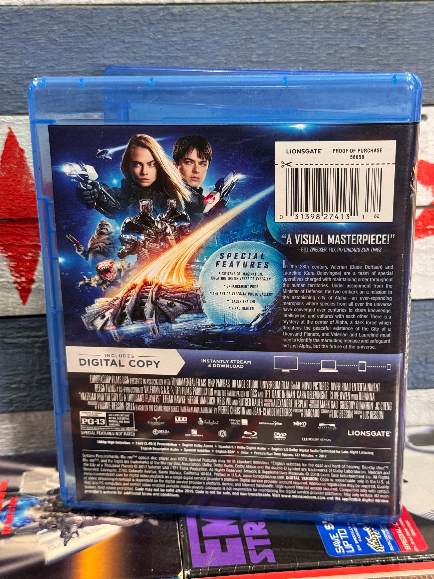 Valerian and the City of a Thousand Planets - Blu-ray Used