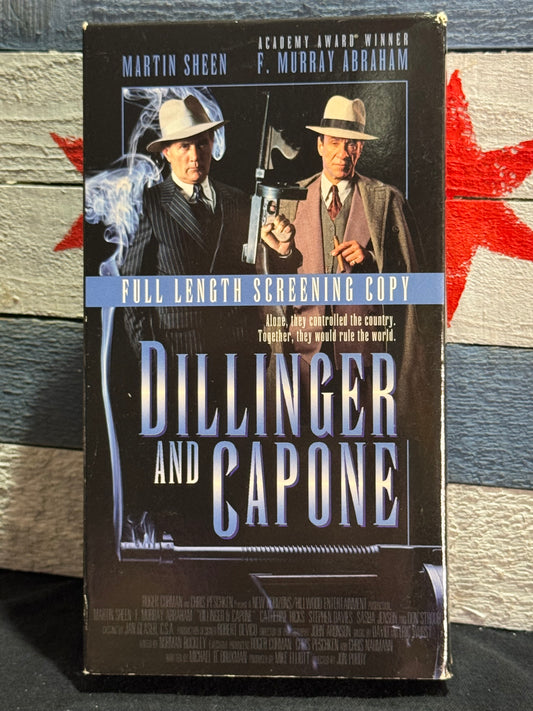 Dillinger and Capone Promo Screener - VHS Used
