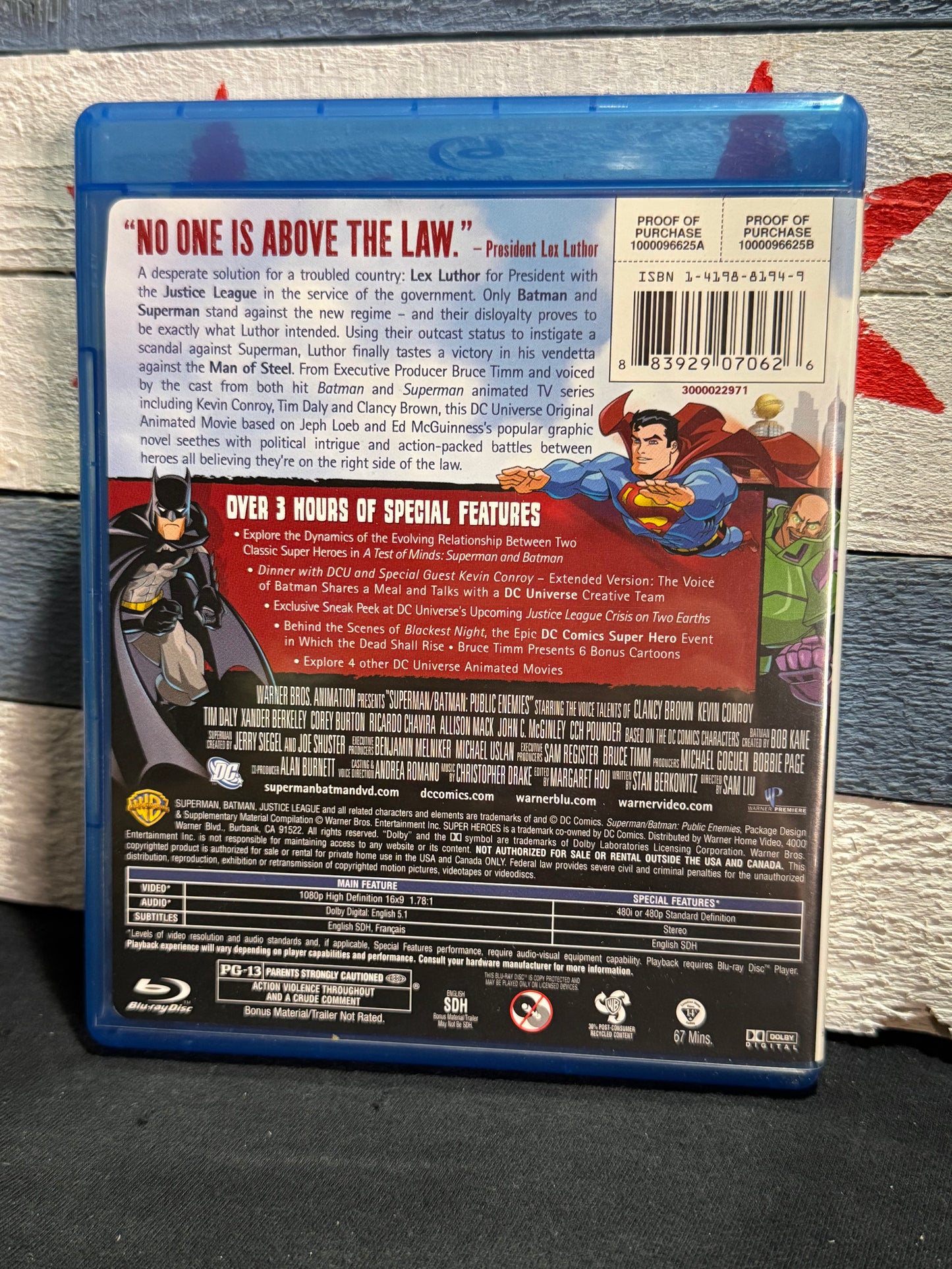 Superman/Batman: Public Enemies - Blu-ray Used