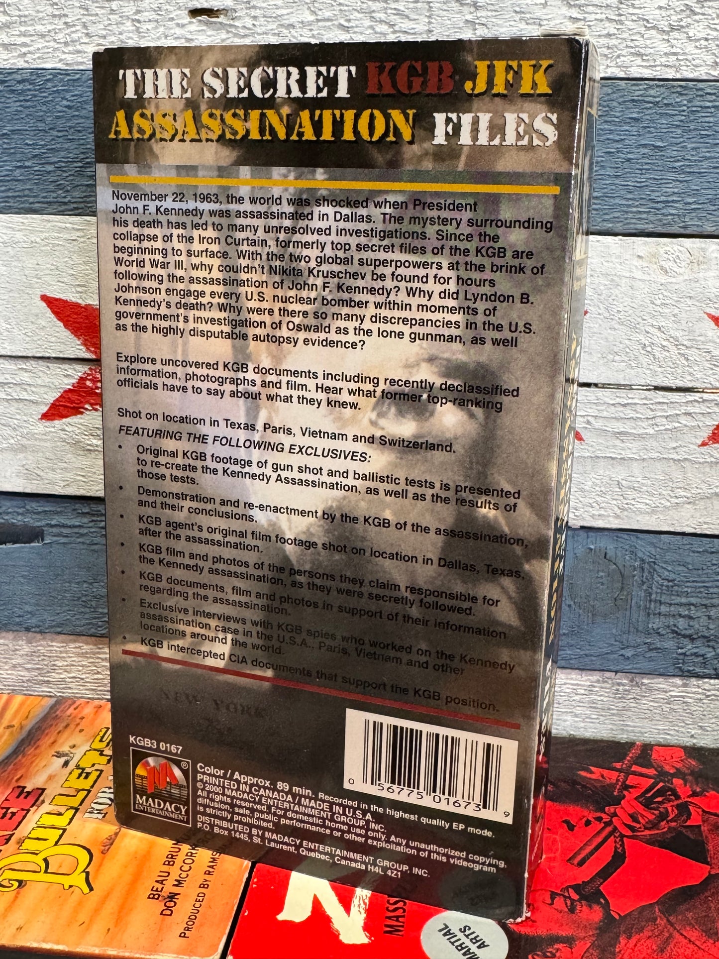 The Secret KGB JFK Assassination Files - VHS Used