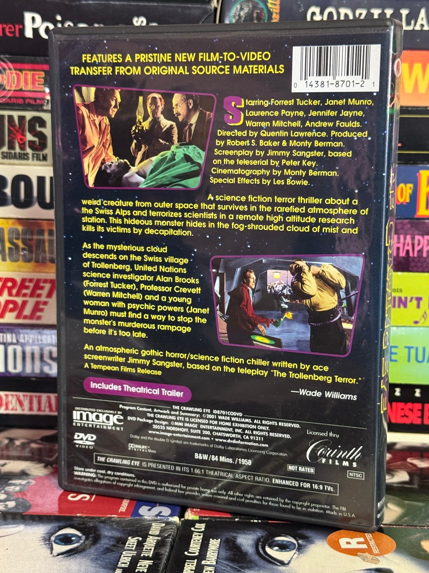 The Crawling Eye - DVD Used