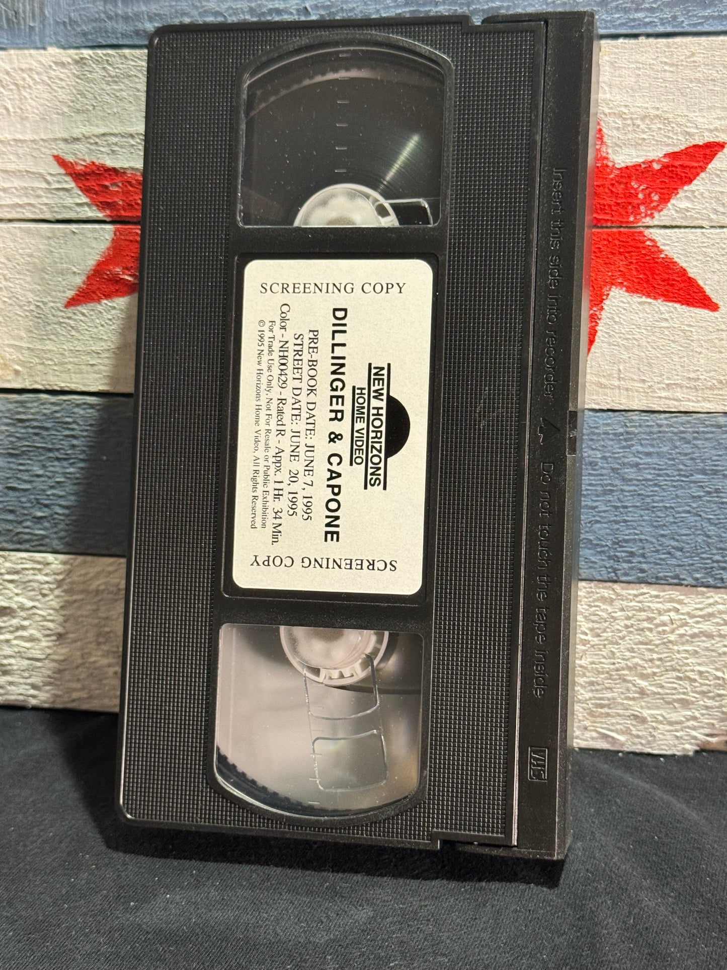 Dillinger and Capone Promo Screener - VHS Used