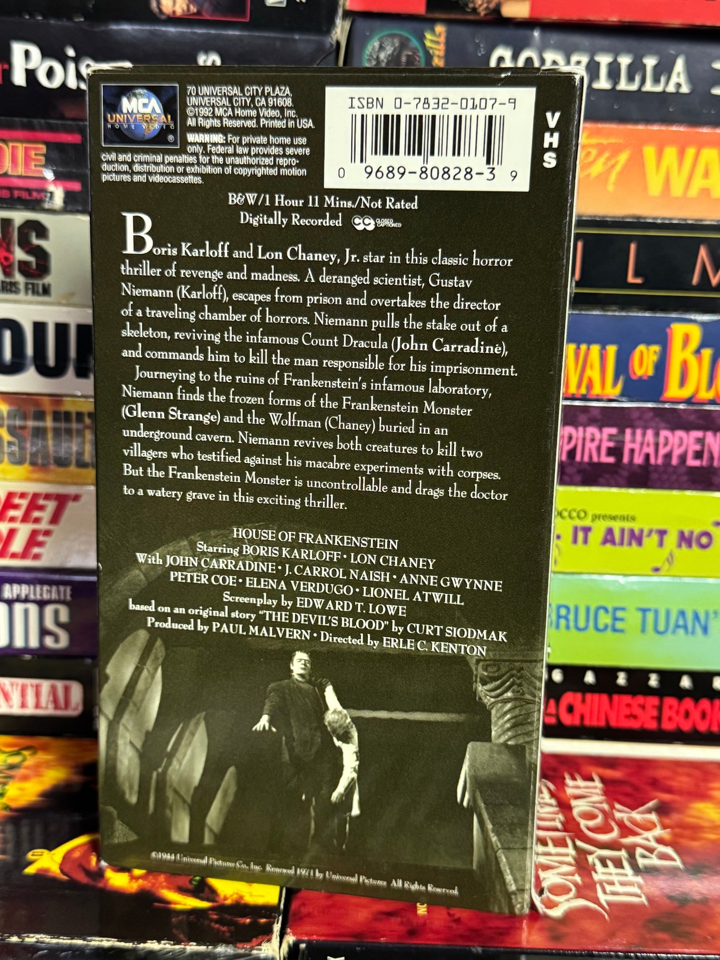 House of Frankenstein - VHS Used