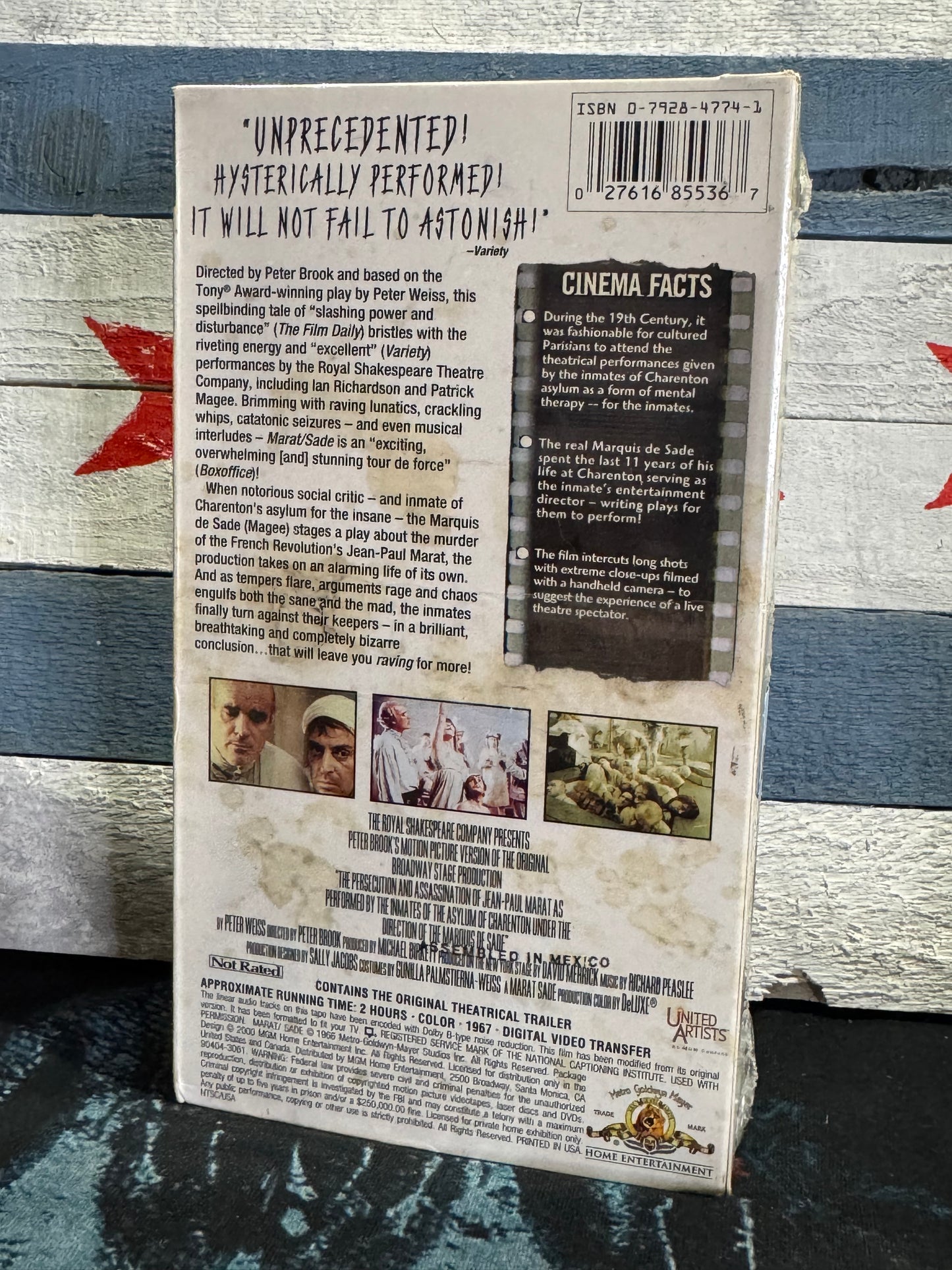 Marat / Sade - VHS Used
