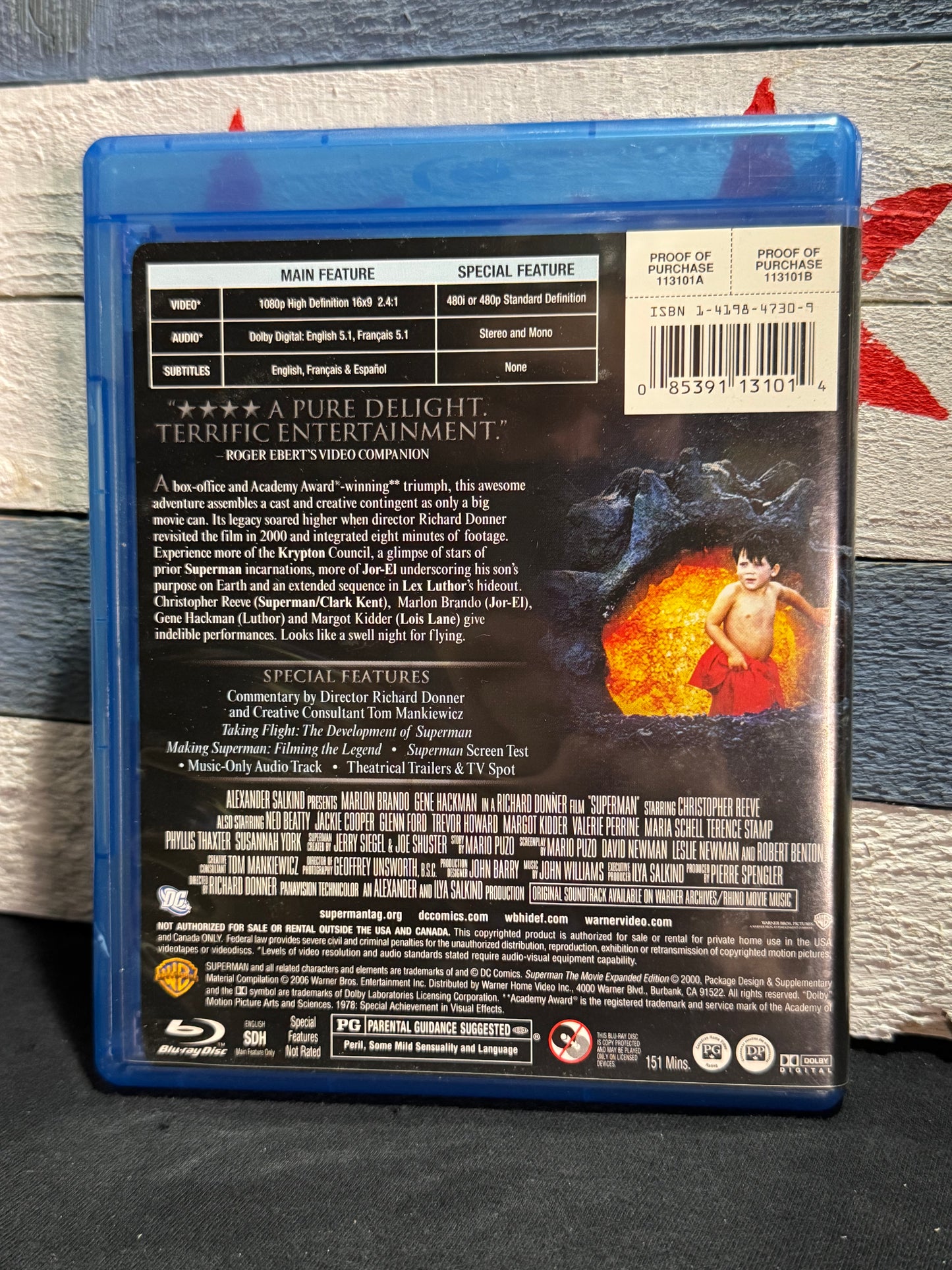 Superman: The Movie - Blu-ray Used