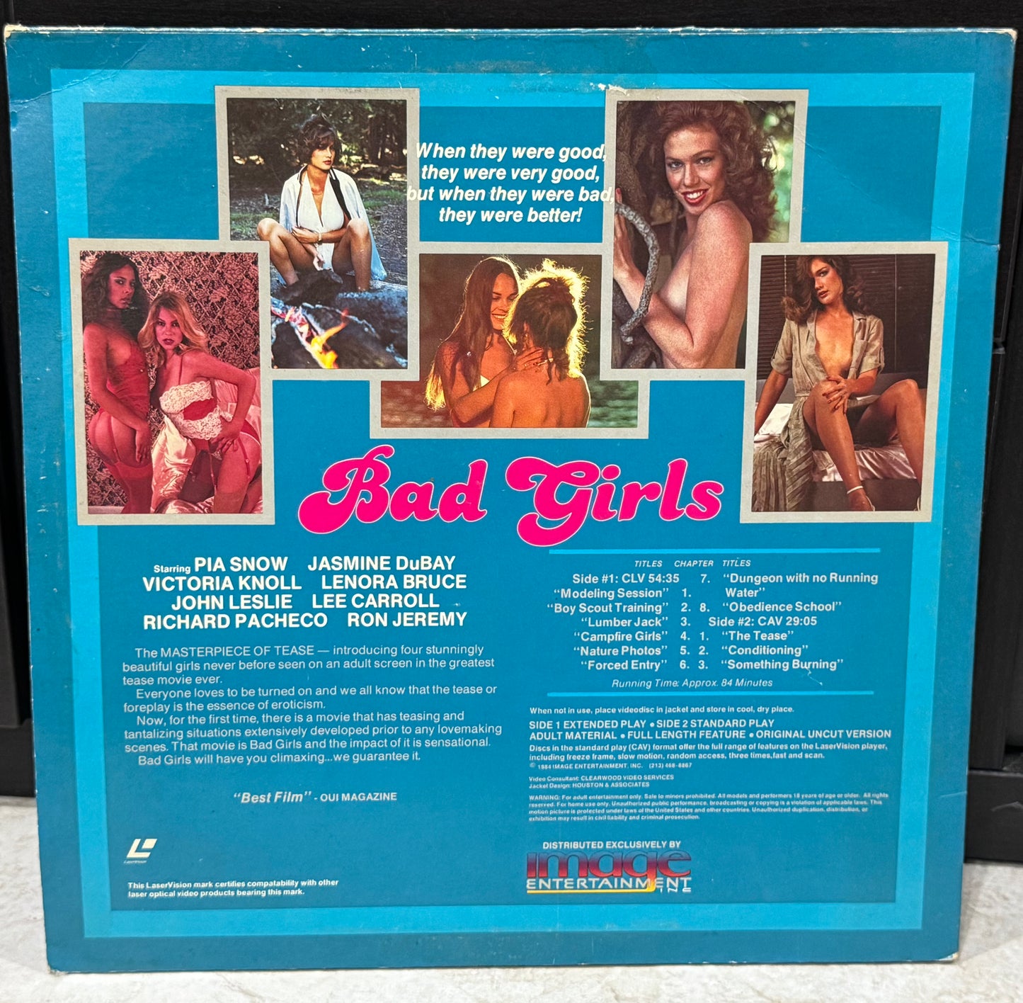Bad Girls – Laserdisc Used