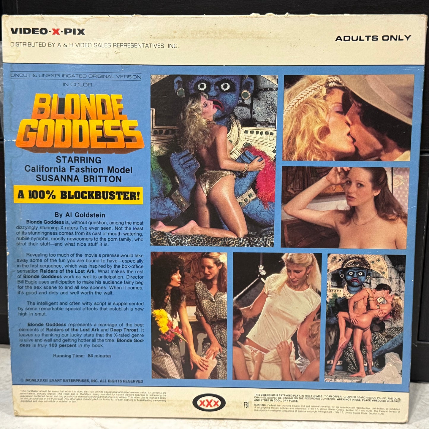 Blonde Goddess - Laserdisc Used