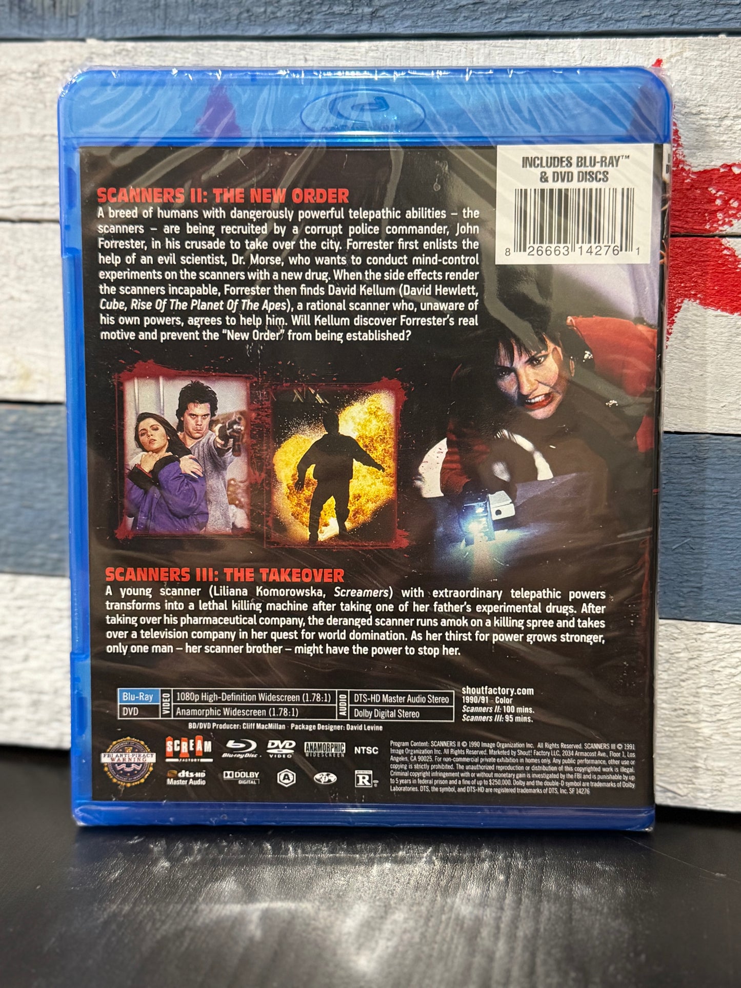 Scanners II: The New Order / Scanners III: The Takeover – Shout! Factory Blu-ray