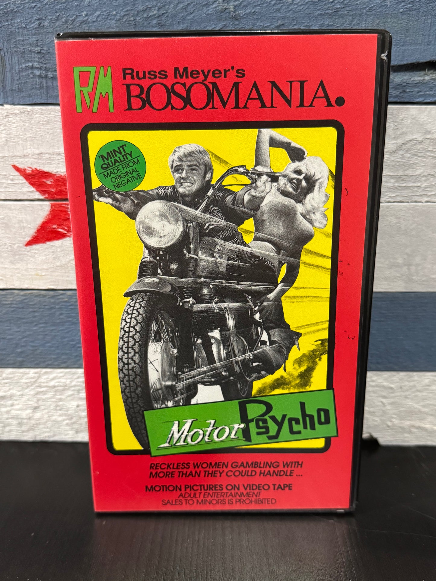 Russ Meyer’s Motor Psycho - VHS RM Films Inc. Used