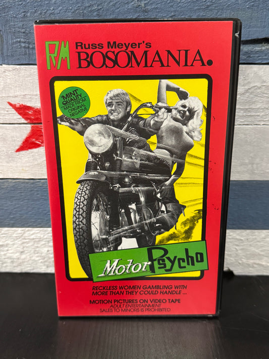Russ Meyer’s Motor Psycho - VHS RM Films Inc. Used