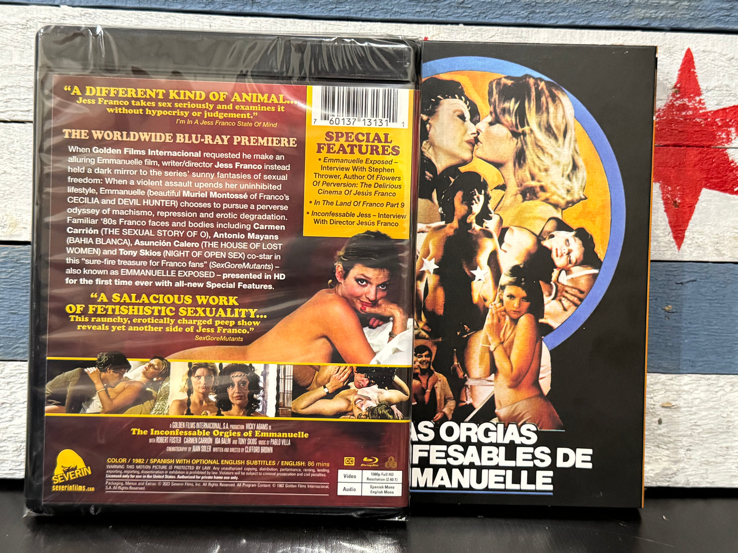 The Inconfessable Orgies of Emmanuelle w/ Slipcover – Severin Films Blu-ray