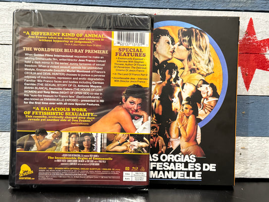 The Inconfessable Orgies of Emmanuelle w/ Slipcover – Severin Films Blu-ray