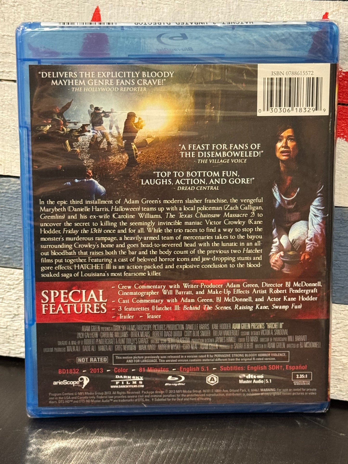 Hatchet III – Unrated Director’s Cut Blu-ray