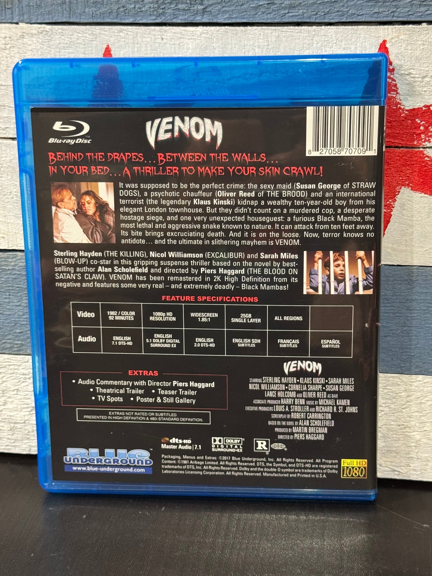Venom - Blue Underground Blu-ray