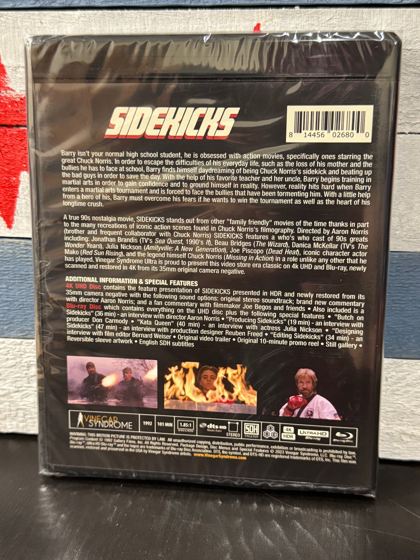 Sidekicks [4K UHD + Blu-ray, Limited Edition Ultra Box] – Vinegar Syndrome