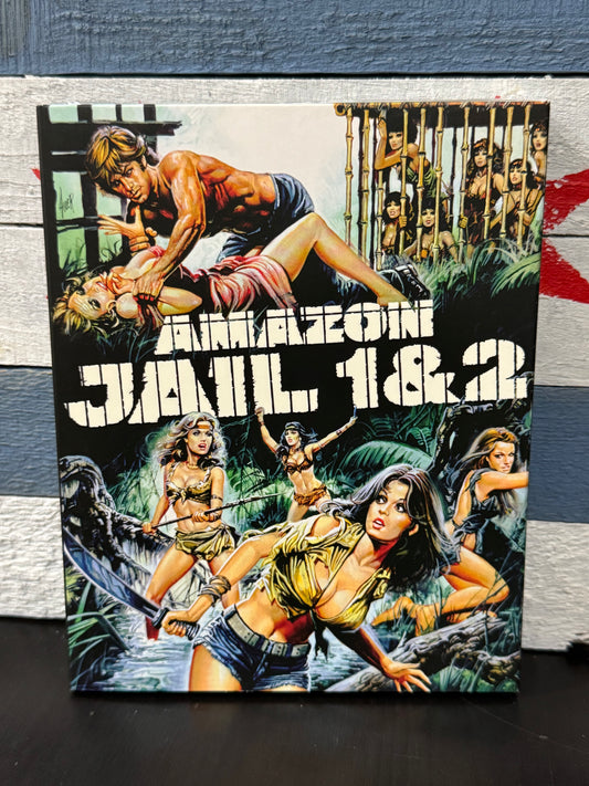 Amazon Jail 1 & 2 W/ Limited Edition Slipcover – Vinegar Syndrome Blu-ray