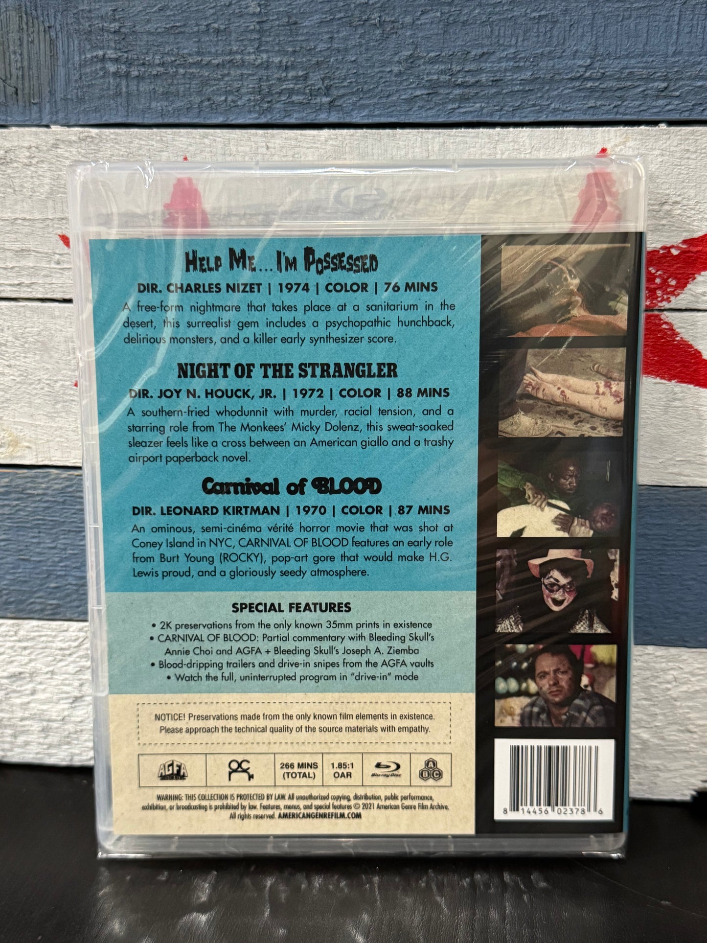Blood-A-Rama Triple Frightmare W/ Limited Edition Slipcover – AGFA Blu-ray