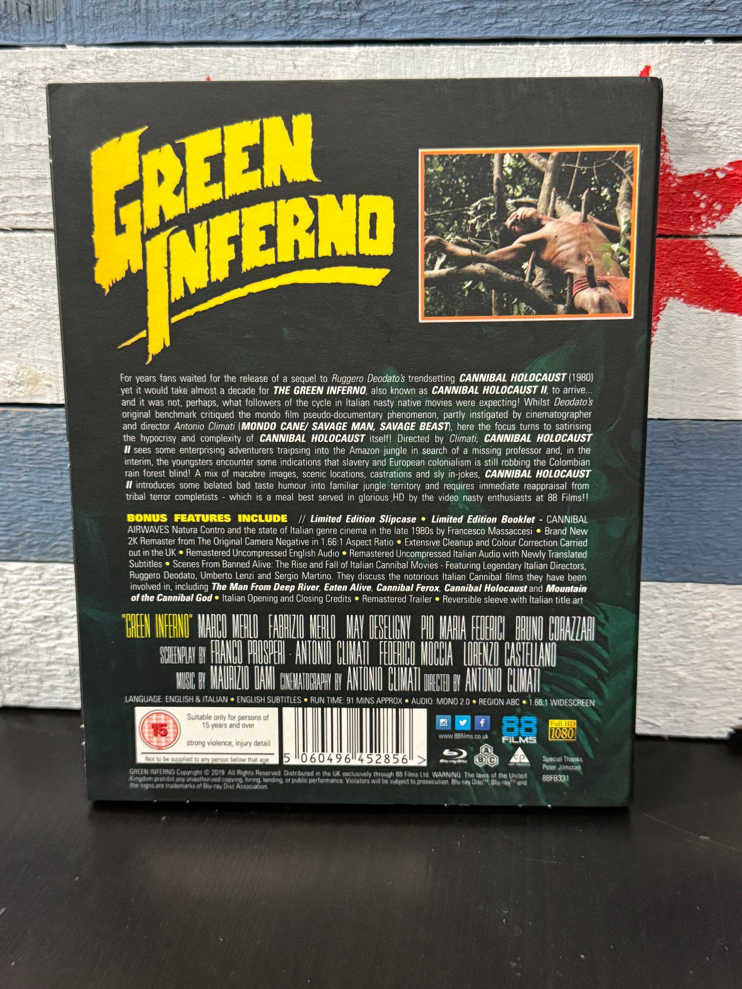 The Green Inferno (aka Cannibal Holocaust 2) – 88 Films Blu-ray Used