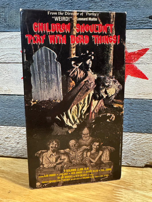 Children Shouldn’t Play With Dead Things - VCI Home Video VHS Used