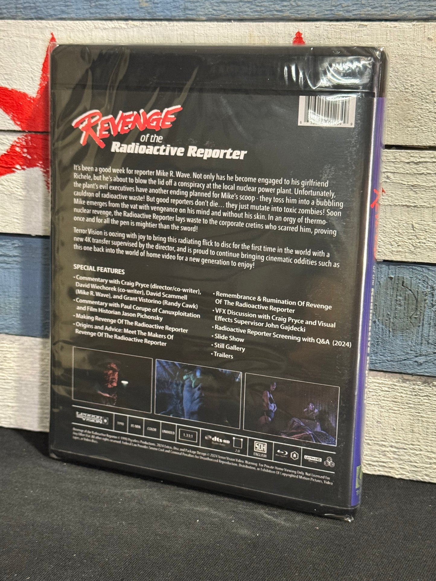 Revenge of the Radioactive Reporter (1990) Terror Vision - 4K UHD/Blu-ray 2 Disc Standard Edition w/ Slipcover