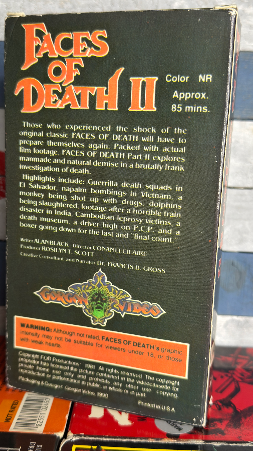 Faces of Death II - VHS Used