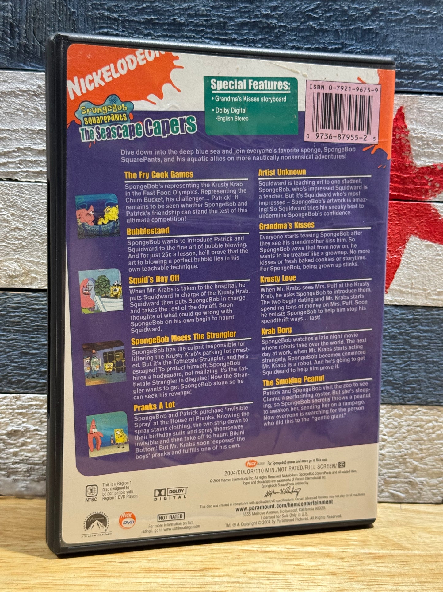 SpongeBob SquarePants: The Seascape Capers - DVD Used
