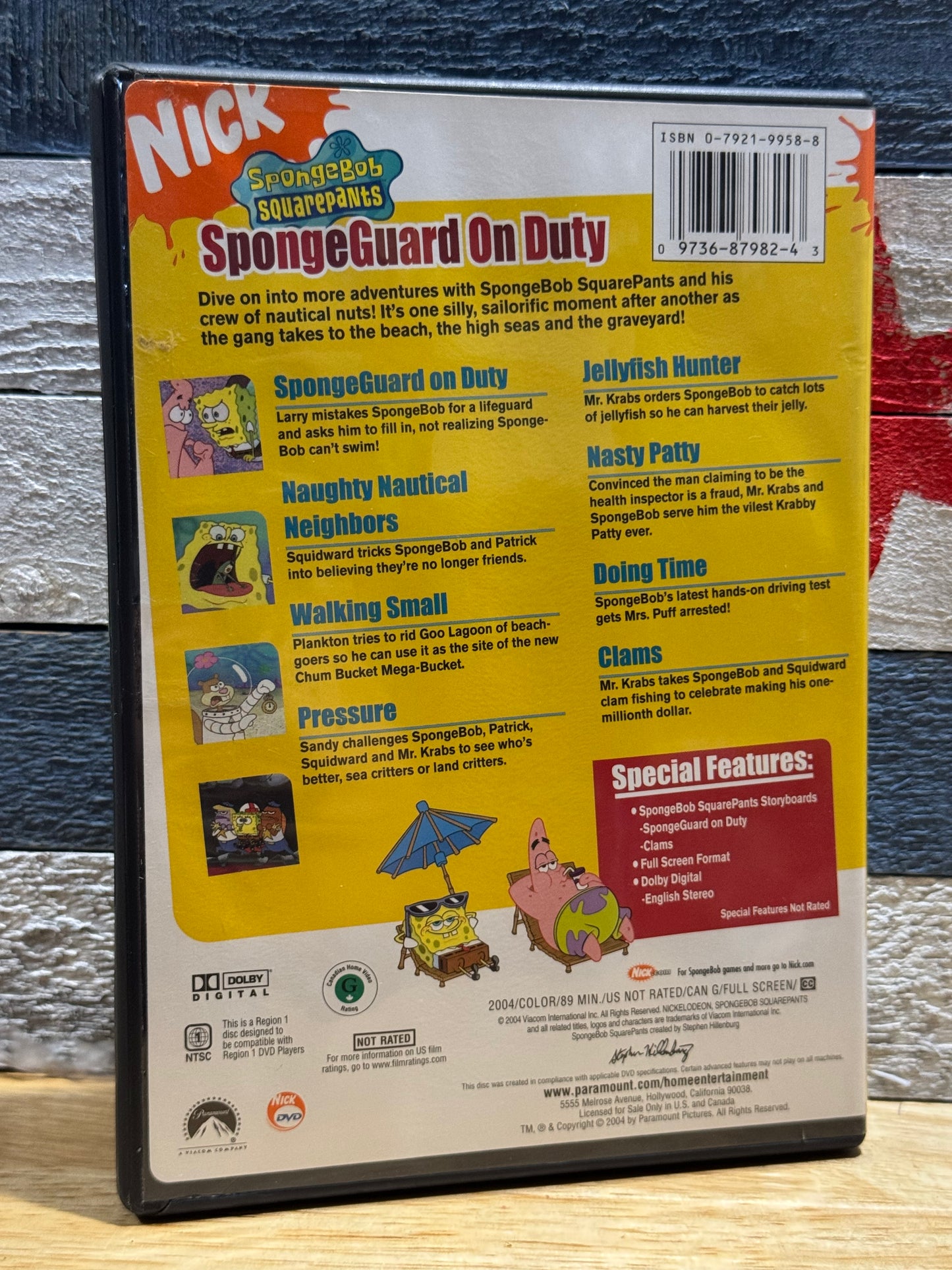 SpongeBob SquarePants SpongeGuard on Duty - DVD Used